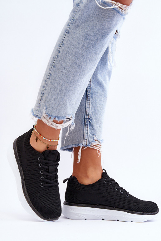 Športová obuv na šnurovanie v čiernej farbe Lavarone Športová obuv na šnurovanie v čiernej farbe Lavarone