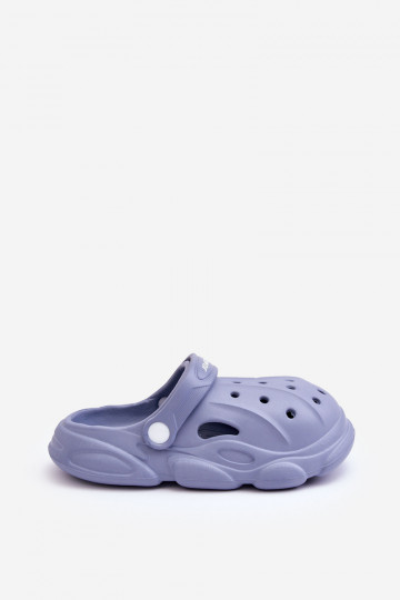 Detské papučky typu Crocs v modrej farbe Cloudy 2