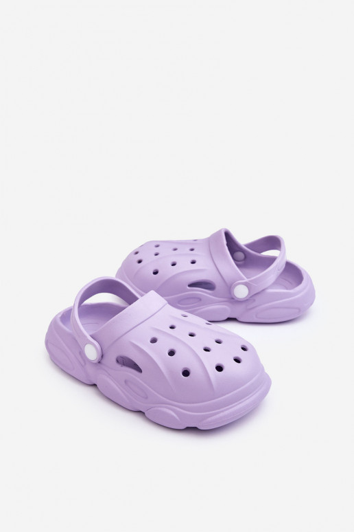 Detské papučky typu Crocs Purple Cloudy Detské papučky typu Crocs Purple Cloudy