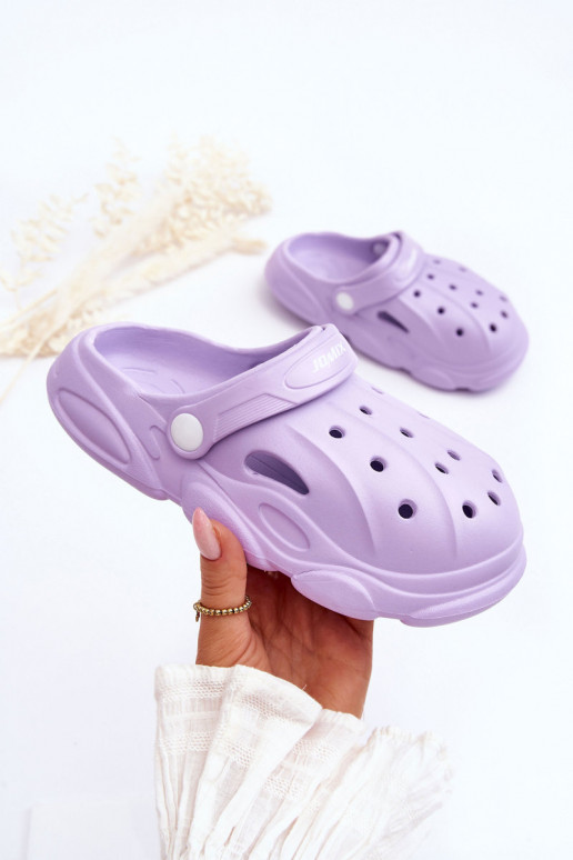 Detské papučky typu Crocs Purple Cloudy Detské papučky typu Crocs Purple Cloudy