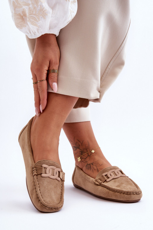 Hnedé semišové mokasíny Rabell Hnedé semišové mokasíny Rabell