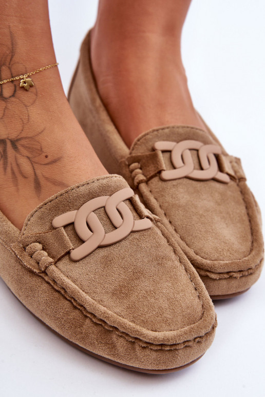 Hnedé semišové mokasíny Rabell Hnedé semišové mokasíny Rabell