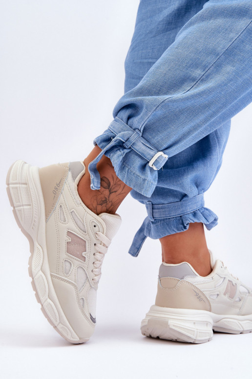 tenisky so sieťovinou béžovej farby Venice