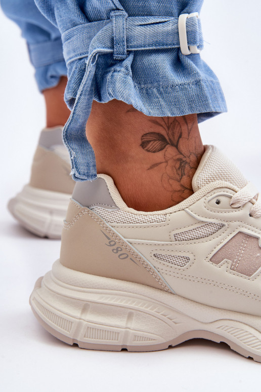 tenisky so sieťovinou béžovej farby Venice