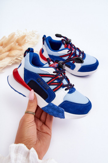 Detská športová obuv Memory Foam System Big Star LL374220 modrej farby 2