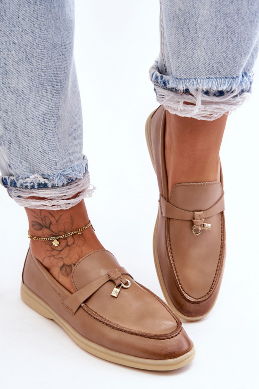 Klasický model dámskych mokasín v hnedej farbe Cortez Klasický model dámskych mokasín v hnedej farbe Cortez