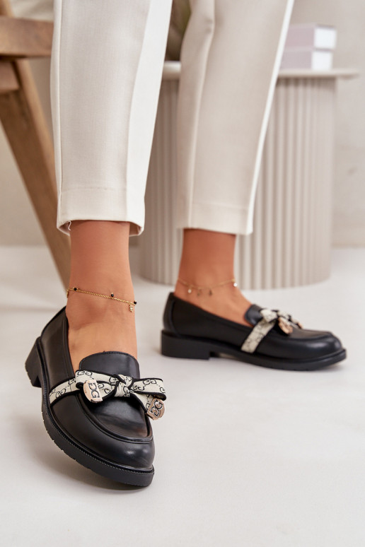 topánky Mokasíny čiernej farby S.Barski HY330 topánky Mokasíny čiernej farby S.Barski HY330