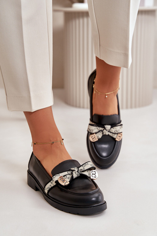 topánky Mokasíny čiernej farby S.Barski HY330 topánky Mokasíny čiernej farby S.Barski HY330