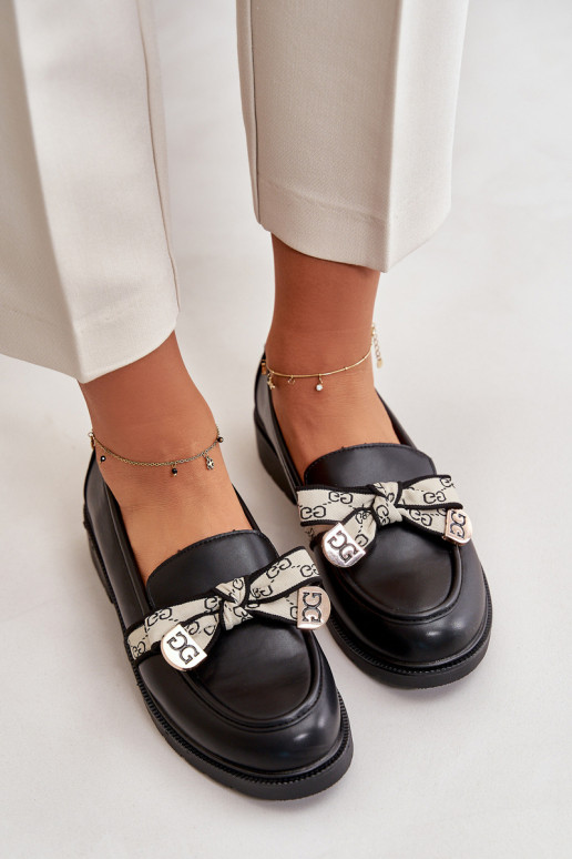 topánky Mokasíny čiernej farby S.Barski HY330 topánky Mokasíny čiernej farby S.Barski HY330