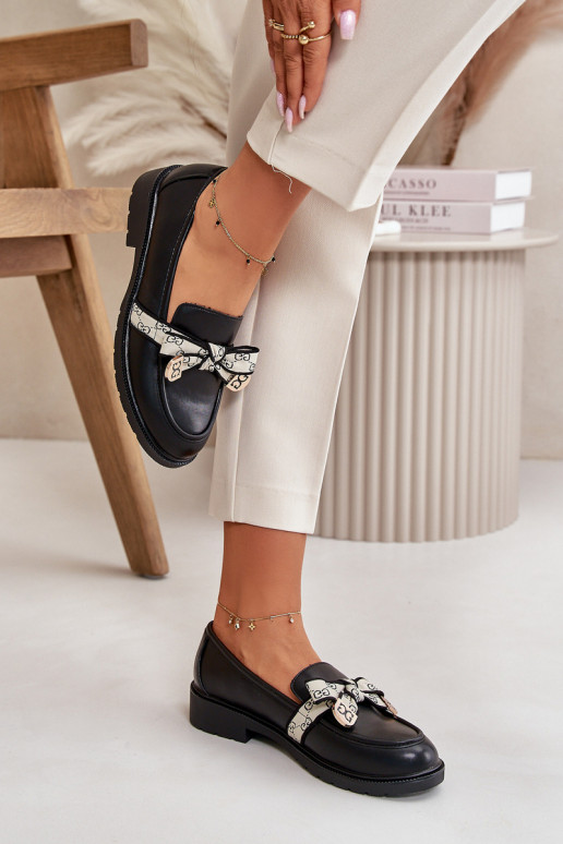 topánky Mokasíny čiernej farby S.Barski HY330 topánky Mokasíny čiernej farby S.Barski HY330