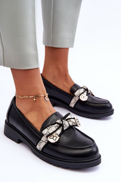 topánky Mokasíny čiernej farby S.Barski HY330 topánky Mokasíny čiernej farby S.Barski HY330