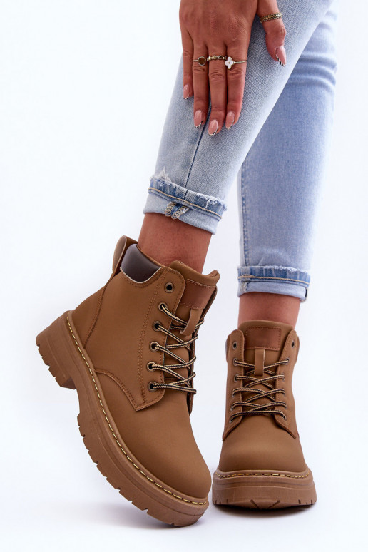 topánky Čižmy vyteplené béžové Corbin topánky Čižmy vyteplené béžové Corbin