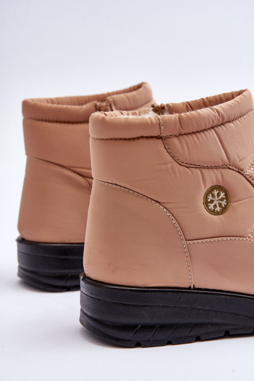 Snehule Dámske zahriať sa béžová Helis