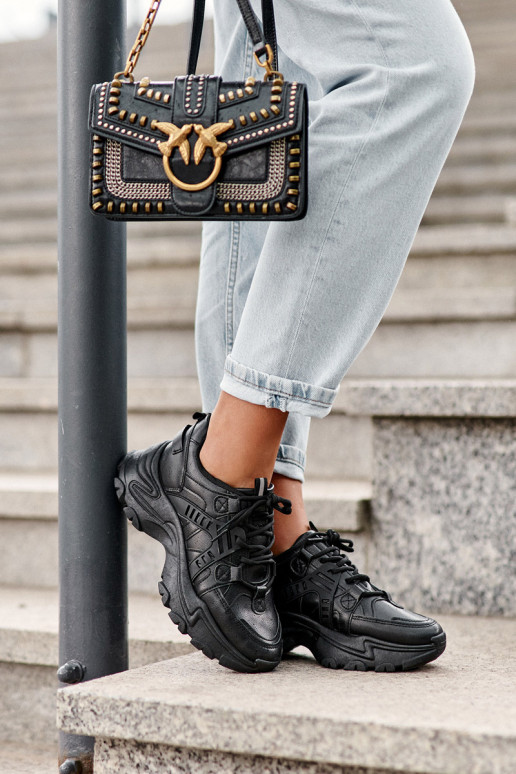 Dámska športová obuv, tenisky čiernej farby Toderus Dámska športová obuv, tenisky čiernej farby Toderus