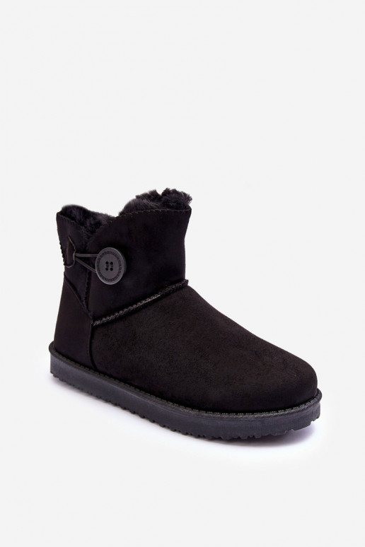 oteplené snehule s ornamentami v čiernej farbe Siriol oteplené snehule s ornamentami v čiernej farbe Siriol