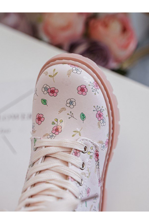 oteplené Detské čižmy na zips ružovej farby Dolida oteplené Detské čižmy na zips ružovej farby Dolida