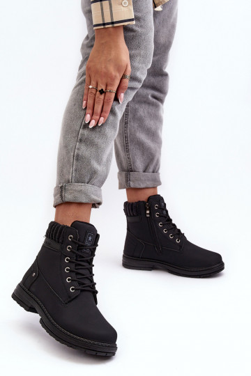 čižmy sú oteplené v čiernej farbe Katalis 2