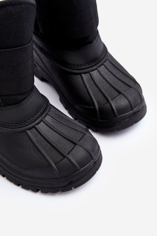 Detské snehule s lepiacim zapínaním v čiernej farbe Big Star MM374122 Detské snehule s lepiacim zapínaním v čiernej farbe Big Star MM374122