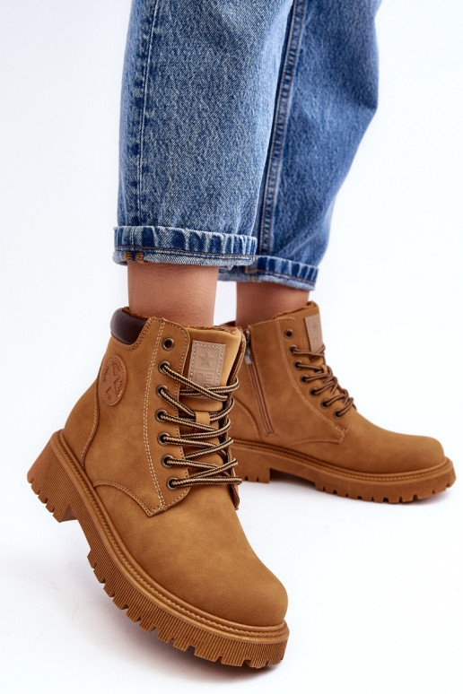 oteplené čižmy hnedej farby Felizia oteplené čižmy hnedej farby Felizia