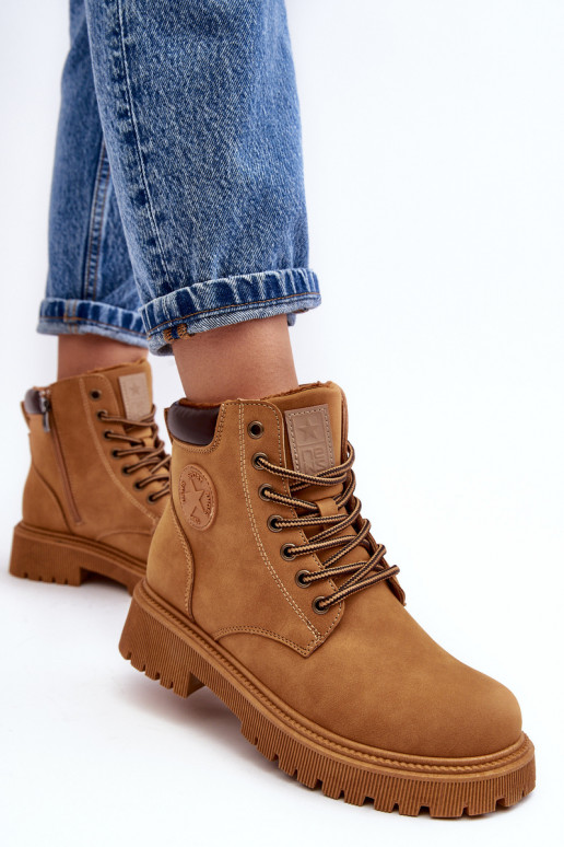 oteplené čižmy hnedej farby Felizia oteplené čižmy hnedej farby Felizia