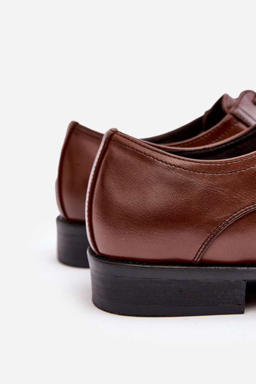 hnedé topánky Harene