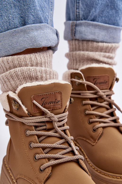 čižmy s hrejivou hnedou farbou Lynnvia čižmy s hrejivou hnedou farbou Lynnvia