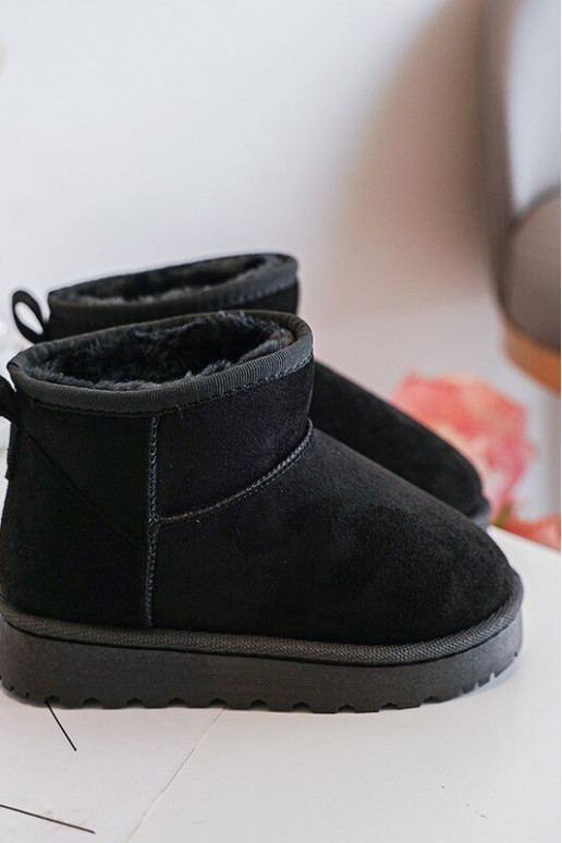 Detské snehule Čižmy vyteplené v čiernej farbe Nallita Detské snehule Čižmy vyteplené v čiernej farbe Nallita