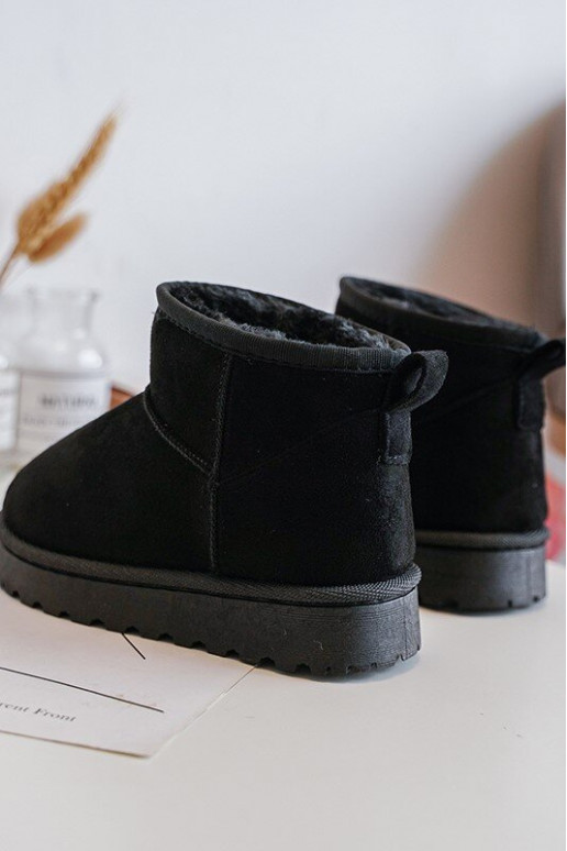 Detské snehule Čižmy vyteplené v čiernej farbe Nallita Detské snehule Čižmy vyteplené v čiernej farbe Nallita