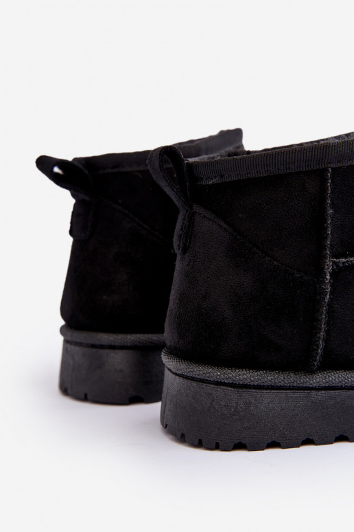 Detské snehule Čižmy vyteplené v čiernej farbe Nallita Detské snehule Čižmy vyteplené v čiernej farbe Nallita