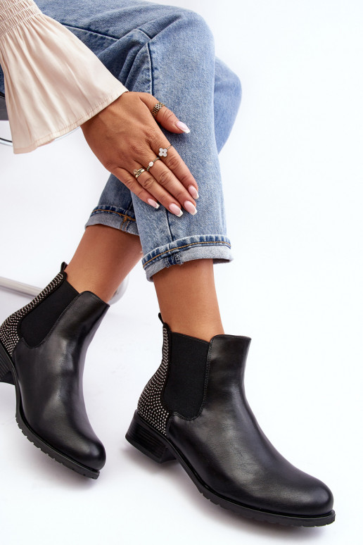 Čižmy v čiernej farbe Donname Čižmy v čiernej farbe Donname