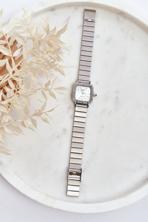 Dámske hodinky Giorgio & Dario GDM5240 striebornej farby