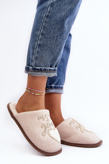 Klasický model Papuče Teplá béžová farba Mabira odolného modelu 2