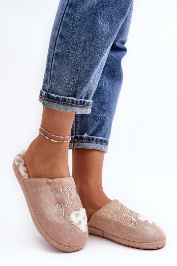 s leskom Papuče ružové Geraja 2