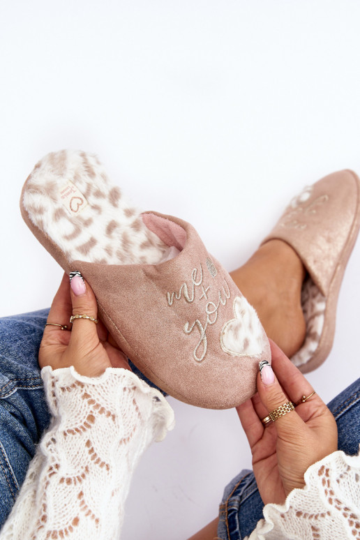 s leskom Papuče ružové Geraja s leskom Papuče ružové Geraja