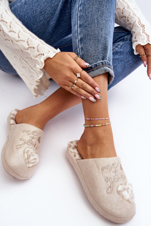 s leskom Papuče béžová Geraja s leskom Papuče béžová Geraja