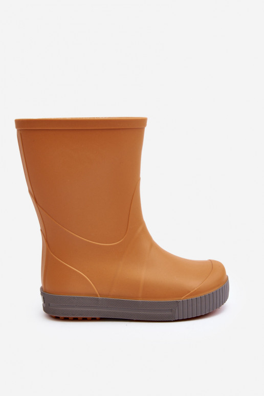 Detské gumené topánky Wave Gokids 979 oranžovej farby
