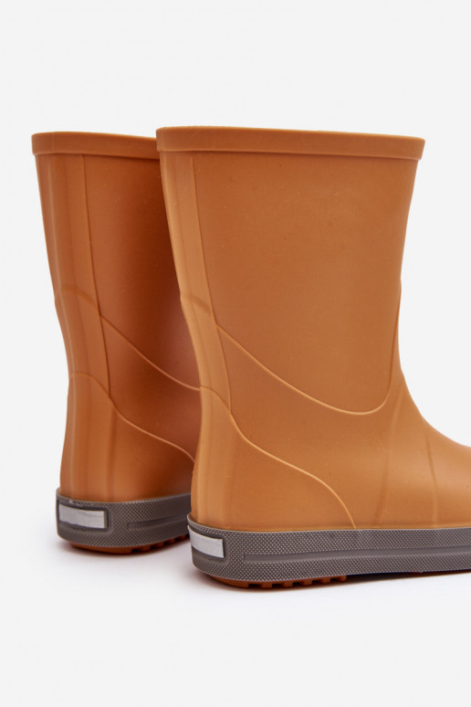 Detské gumené topánky Wave Gokids 979 oranžovej farby