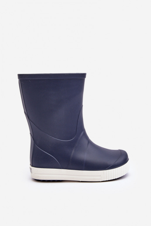 Detské gumené topánky Wave Gokids 979 tmavomodré
