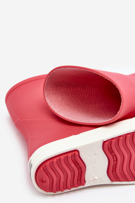 Detské gumené topánky Wave Gokids 979 ružovej farby