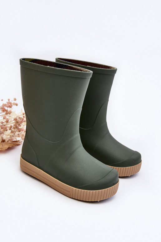 Detské gumené topánky Wave Gokids 979 zelenej farby