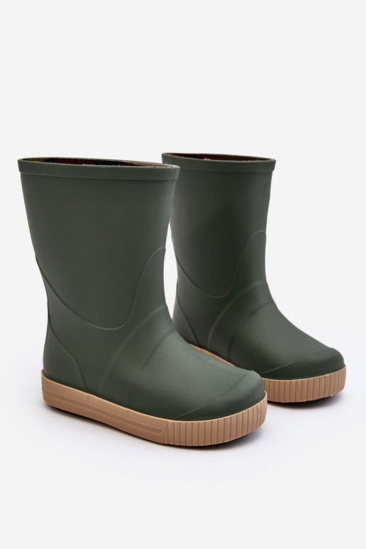 Detské gumené topánky Wave Gokids 979 zelenej farby