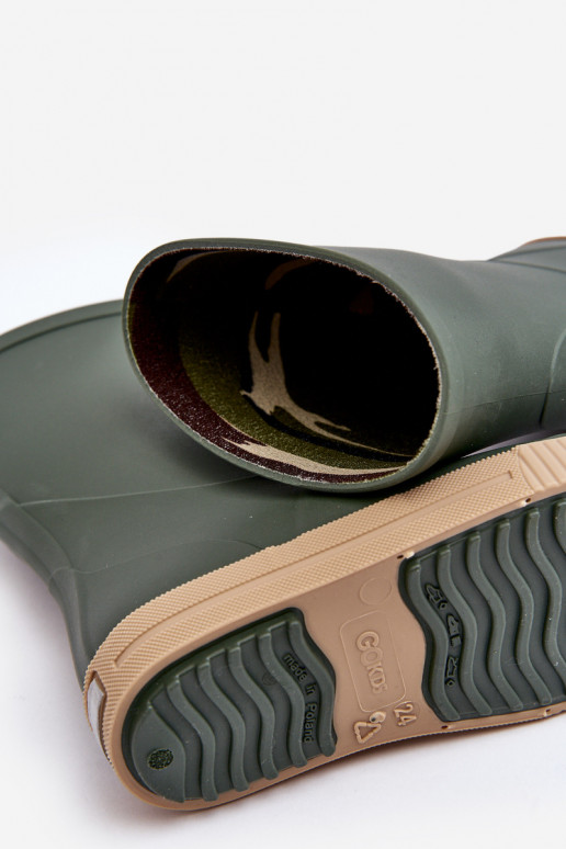 Detské gumené topánky Wave Gokids 979 zelenej farby