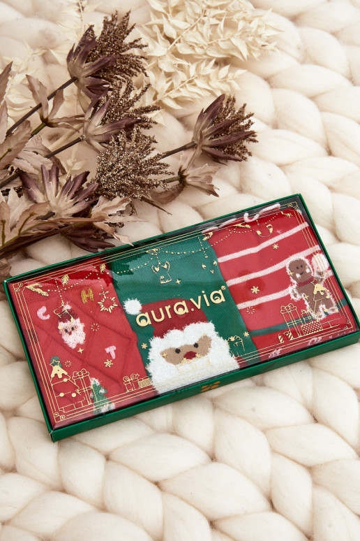 Sada 3 párov slávnostných ponožiek