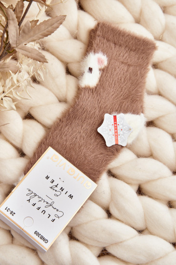 Detské ponožky, hnedé