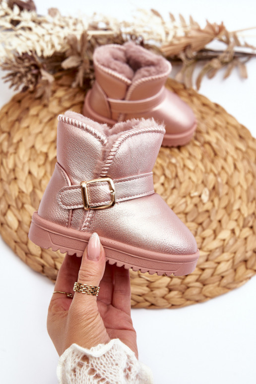 Detské Eko snehule na remienky ružové Orinor Detské Eko snehule na remienky ružové Orinor