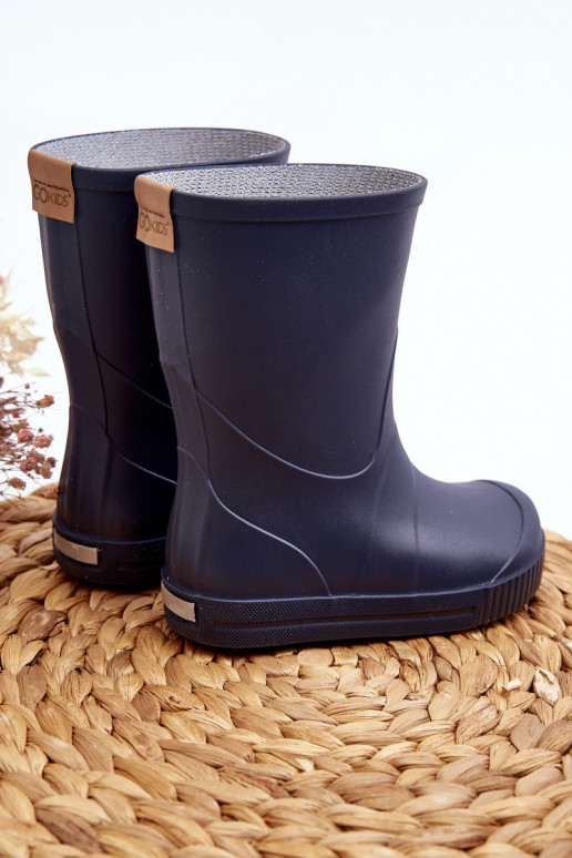 Detské gumené topánky Wave Gokids 979 tmavomodré