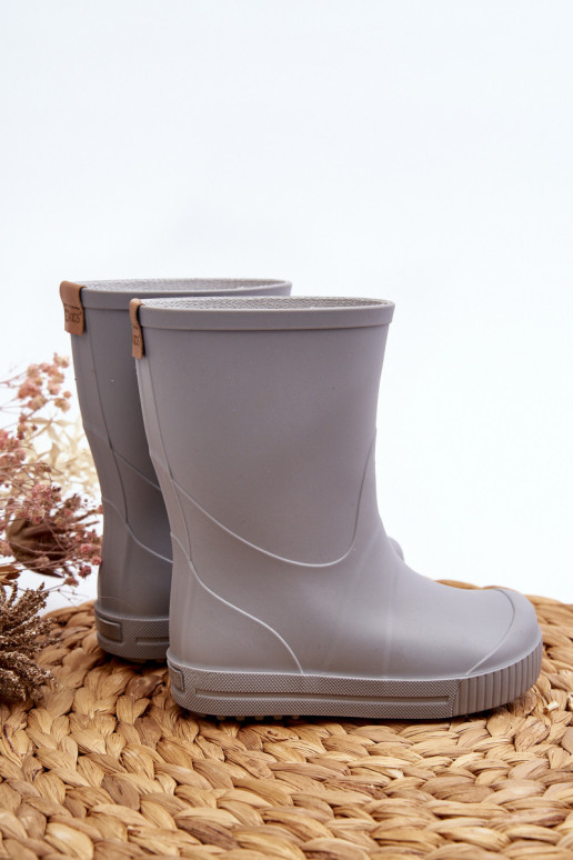 Detské gumené topánky Wave Gokids 979 sivej farby