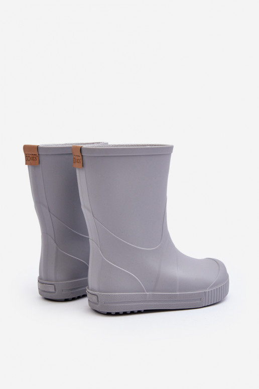 Detské gumené topánky Wave Gokids 979 sivej farby