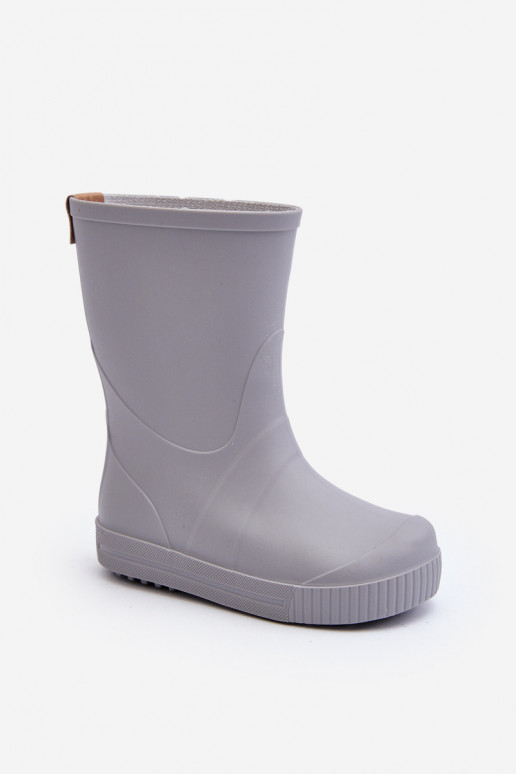 Detské gumené topánky Wave Gokids 979 sivej farby