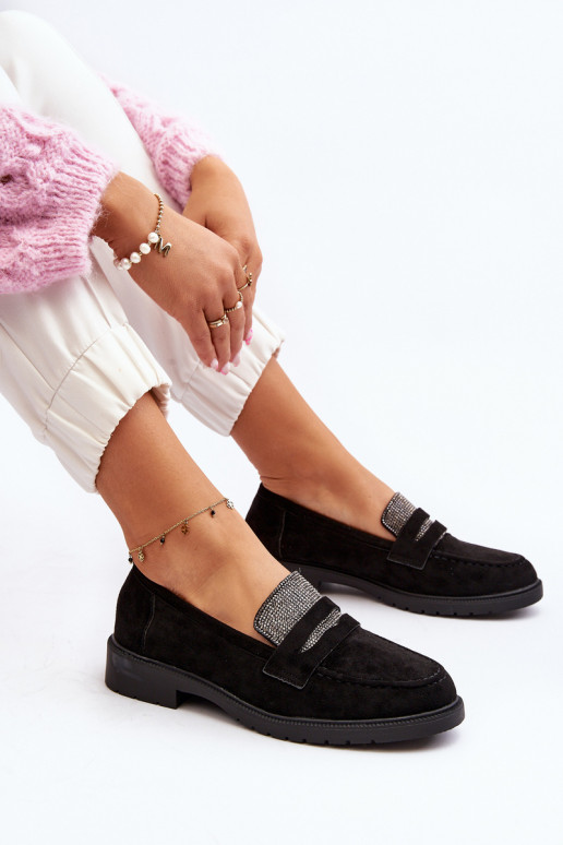 Zdobené mokasíny v čiernej farbe pre Dananei Zdobené mokasíny v čiernej farbe pre Dananei